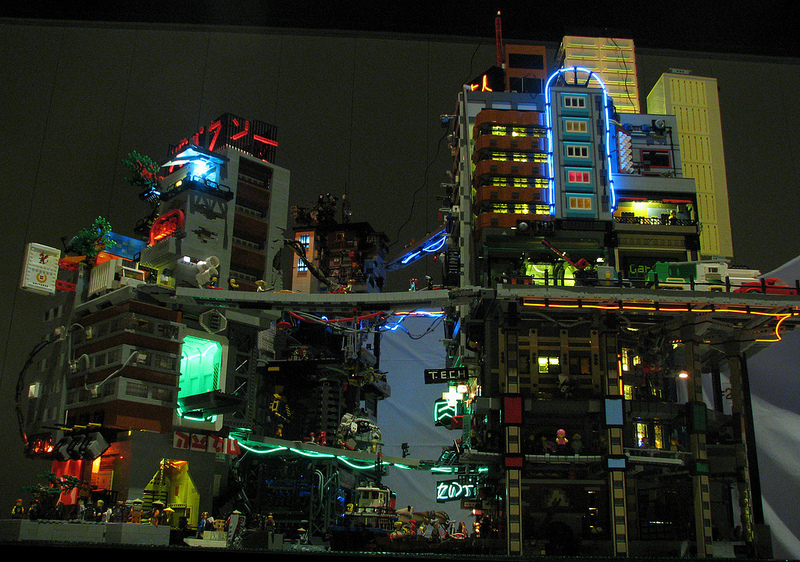 Illustration for article titled Esta ciudad de Lego es digna de Blade Runner